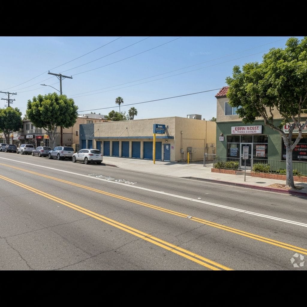 Storage facility street view and location