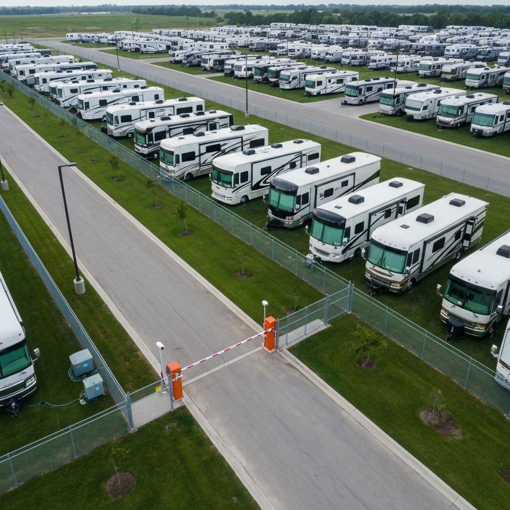 RV storage facility