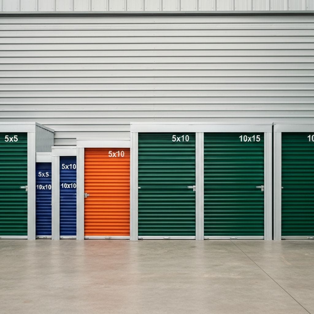 Storage unit size comparison